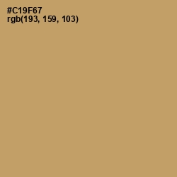 #C19F67 - Whiskey Color Image