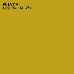 #C1A11A - Buddha Gold Color Image