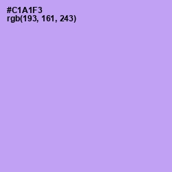 #C1A1F3 - Perfume Color Image