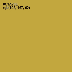 #C1A73E - Earls Green Color Image