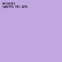 #C1A7E1 - Perfume Color Image