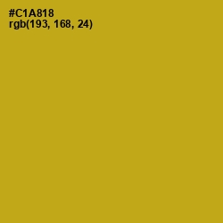 #C1A818 - Buddha Gold Color Image