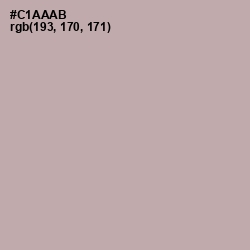 #C1AAAB - Bison Hide Color Image