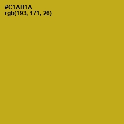 #C1AB1A - Buddha Gold Color Image