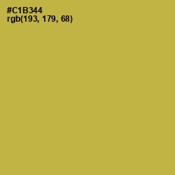 #C1B344 - Turmeric Color Image