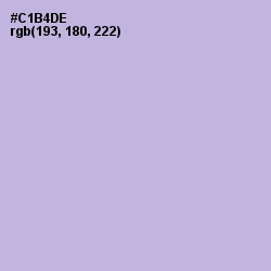 #C1B4DE - Gray Suit Color Image