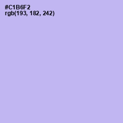 #C1B6F2 - Perfume Color Image