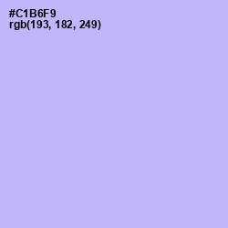 #C1B6F9 - Perfume Color Image