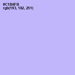 #C1B6FB - Perfume Color Image