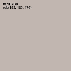 #C1B7B0 - Tea Color Image