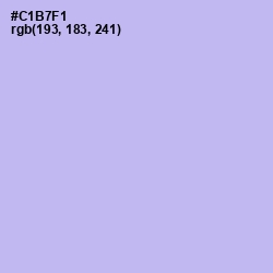 #C1B7F1 - Perfume Color Image