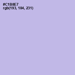 #C1B8E7 - Perfume Color Image