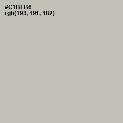 #C1BFB6 - Cotton Seed Color Image