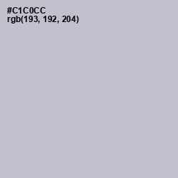 #C1C0CC - Silver Color Image