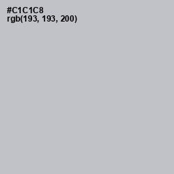 #C1C1C8 - Silver Color Image