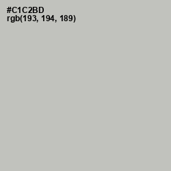 #C1C2BD - Gray Nickel Color Image