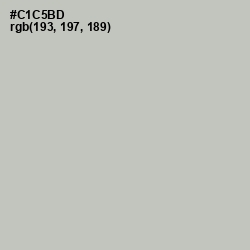 #C1C5BD - Gray Nickel Color Image