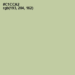 #C1CCA2 - Thistle Green Color Image