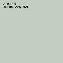 #C1CEC0 - Pumice Color Image