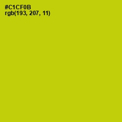 #C1CF0B - Bird Flower Color Image