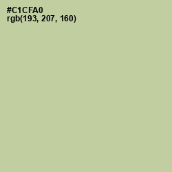 #C1CFA0 - Thistle Green Color Image