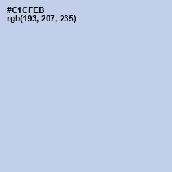 #C1CFEB - Periwinkle Gray Color Image