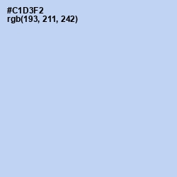 #C1D3F2 - Tropical Blue Color Image