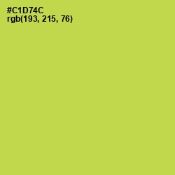 #C1D74C - Wattle Color Image