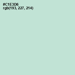 #C1E3D6 - Edgewater Color Image