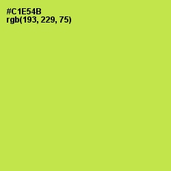#C1E54B - Wattle Color Image