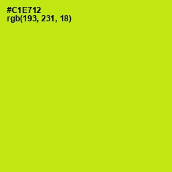 #C1E712 - Las Palmas Color Image