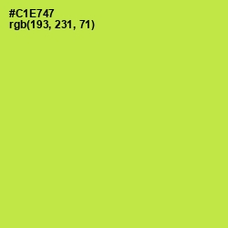 #C1E747 - Wattle Color Image