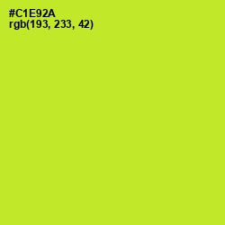 #C1E92A - Pear Color Image