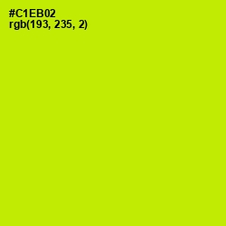 #C1EB02 - Bitter Lemon Color Image