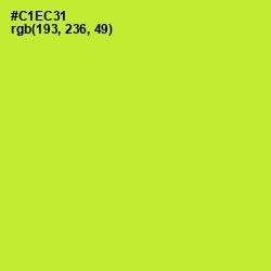 #C1EC31 - Pear Color Image