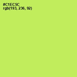 #C1EC5C - Yellow Green Color Image