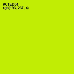 #C1ED04 - Bitter Lemon Color Image