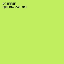 #C1EE5F - Sulu Color Image