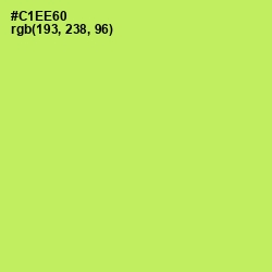 #C1EE60 - Sulu Color Image