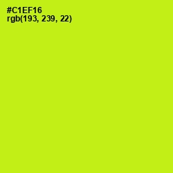 #C1EF16 - Las Palmas Color Image