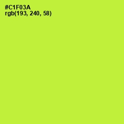 #C1F03A - Pear Color Image