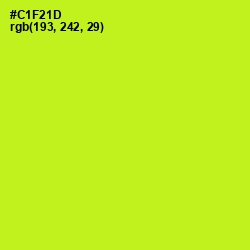 #C1F21D - Las Palmas Color Image
