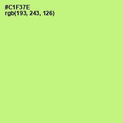 #C1F37E - Sulu Color Image