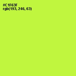 #C1F63F - Pear Color Image