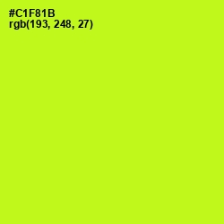 #C1F81B - Las Palmas Color Image