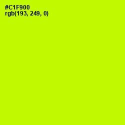 #C1F900 - Electric Lime Color Image