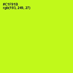 #C1F91B - Las Palmas Color Image