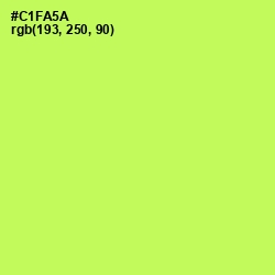 #C1FA5A - Sulu Color Image
