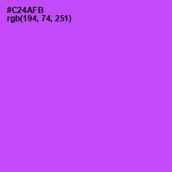 #C24AFB - Heliotrope Color Image