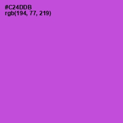 #C24DDB - Fuchsia Pink Color Image